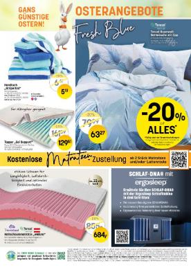 Titelbild des Prospekts von Betten Reiter