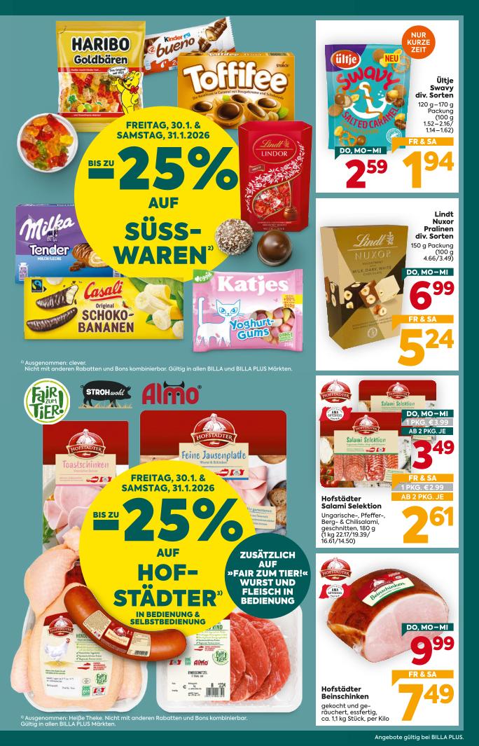 Prospekt von BILLA PLUS