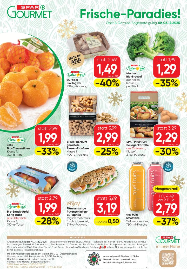 Prospekt von SPAR Gourmet
