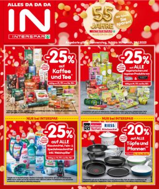 Titelbild des Prospekts von INTERSPAR TRL