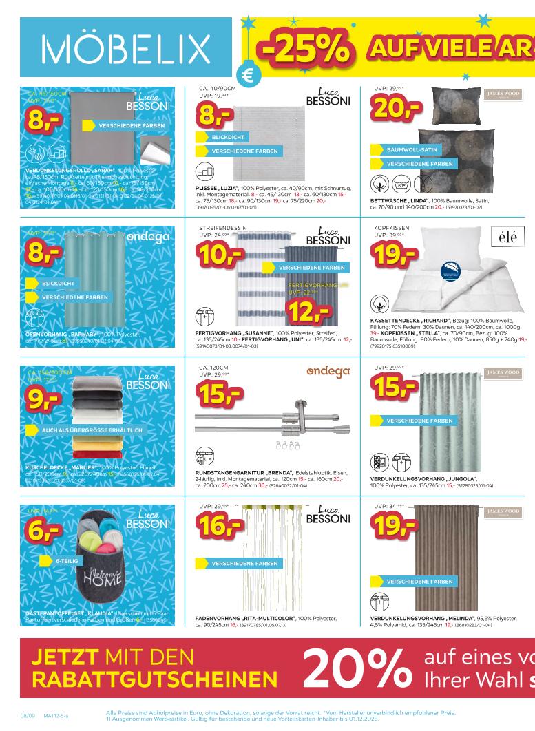 Prospekt von Möbelix