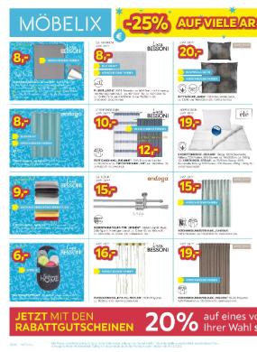 Titelbild des Prospekts von Möbelix