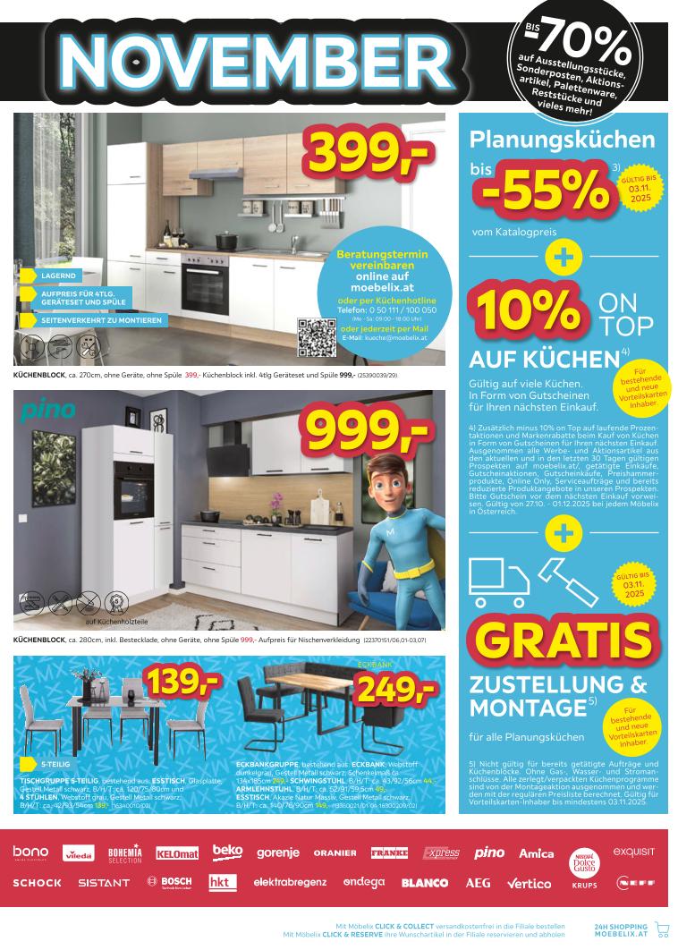 Prospekt von Möbelix