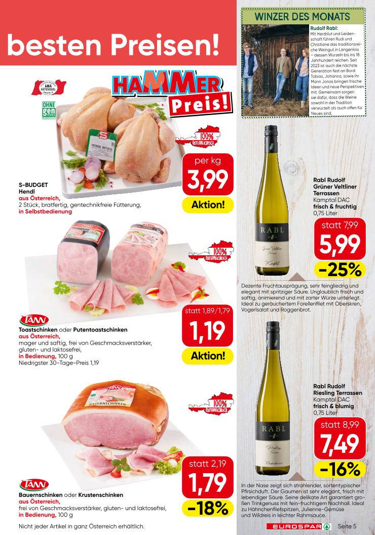 Prospekt von EUROSPAR