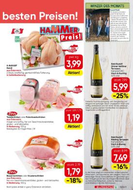 Titelbild des Prospekts von EUROSPAR VBG