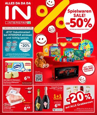 Titelbild des Prospekts von INTERSPAR TRL