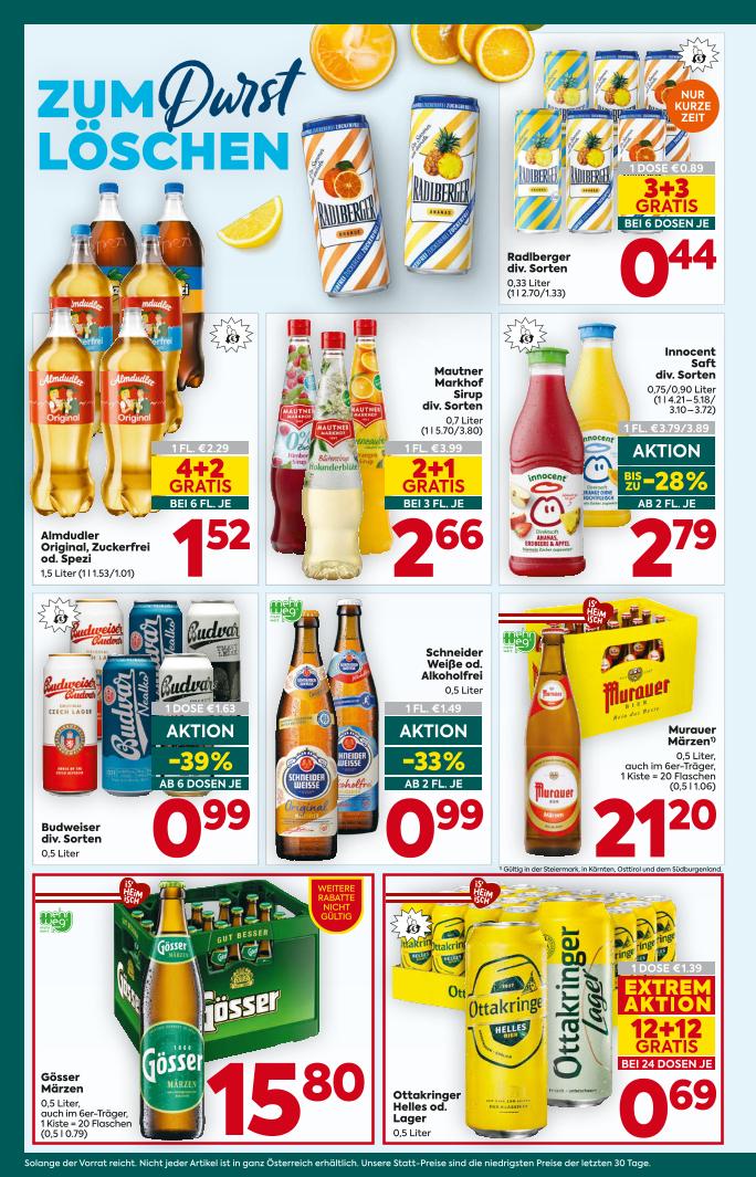 Prospekt von BILLA PLUS