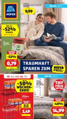 Titelbild des Prospekts von HOFER