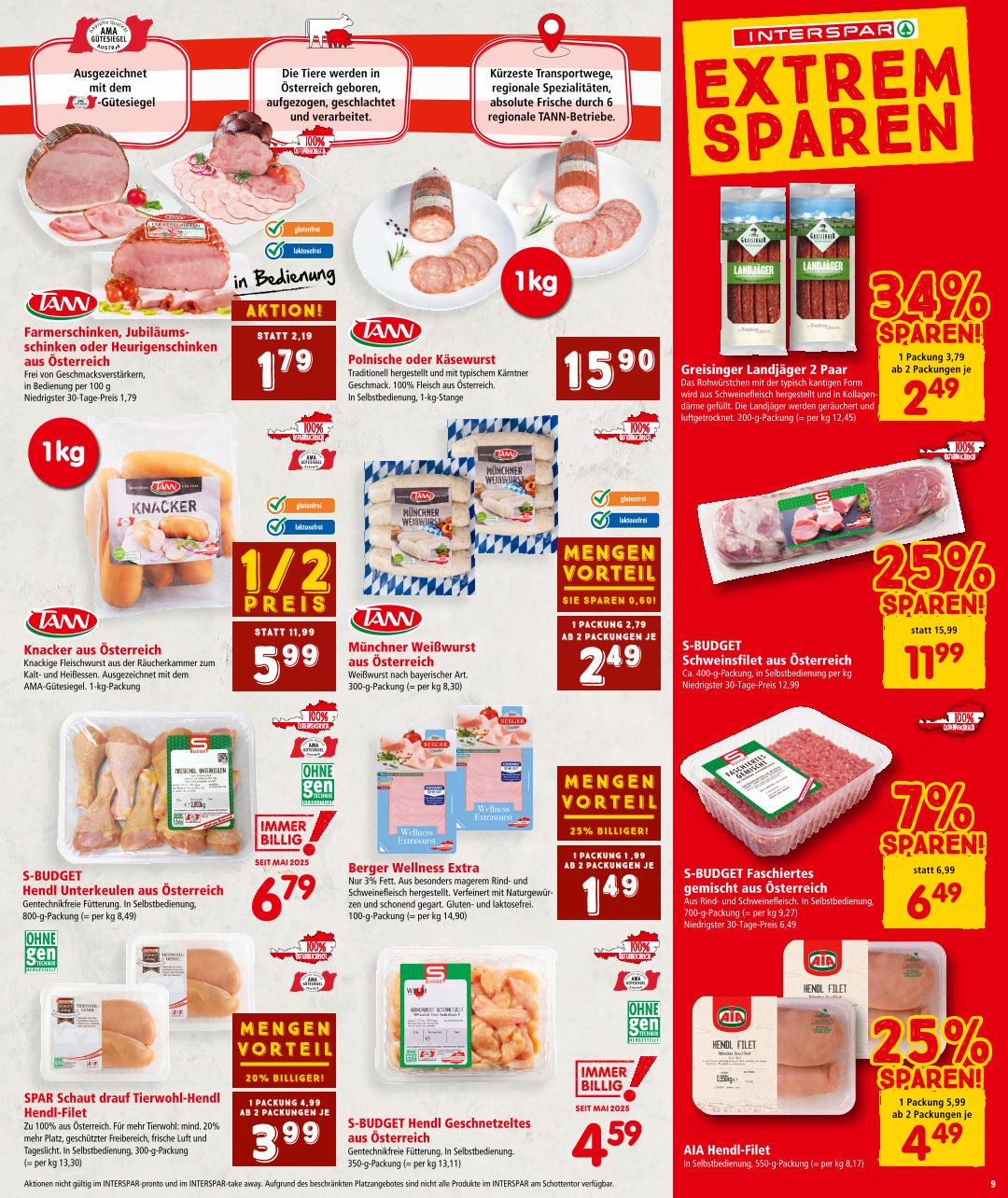 Prospekt von INTERSPAR