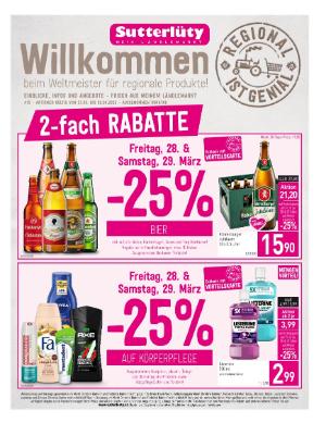 Titelbild des Prospekts von Sutterlüty