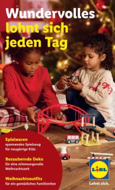 Titelbild des Prospekts von Lidl Spielwarenkatalog