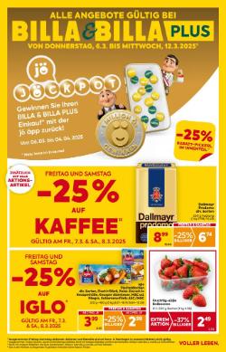 Titelbild des Prospekts von BILLA WIEN