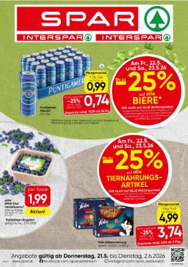 Titelbild des Prospekts von SPAR KTN