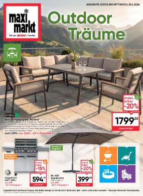 Titelbild des Prospekts von Maximarkt Outdoor