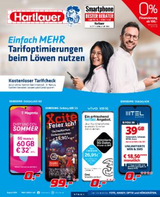Titelbild des Prospekts von Hartlauer