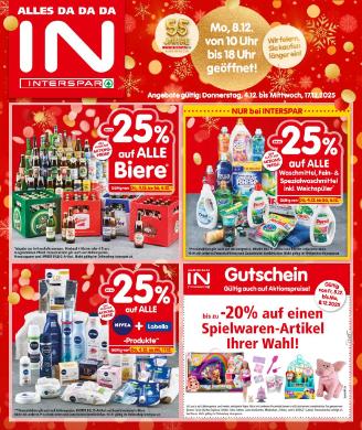 Titelbild des Prospekts von INTERSPAR TRL