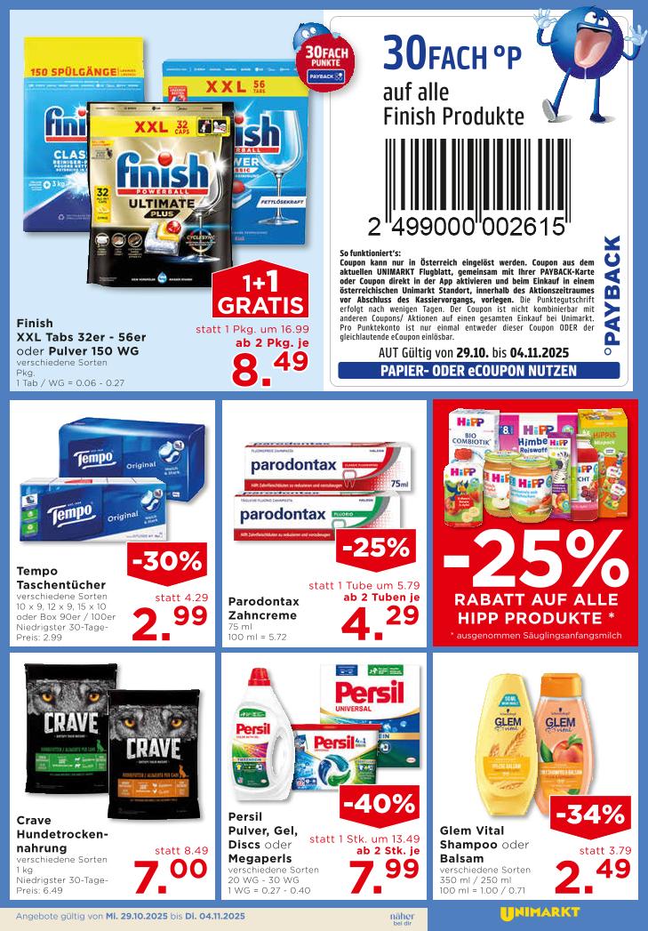Prospekt von Unimarkt