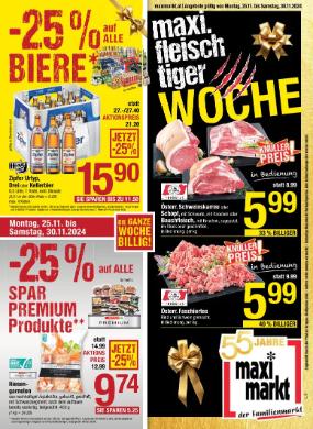 Titelbild des Prospekts von Maximarkt Linz / Haid