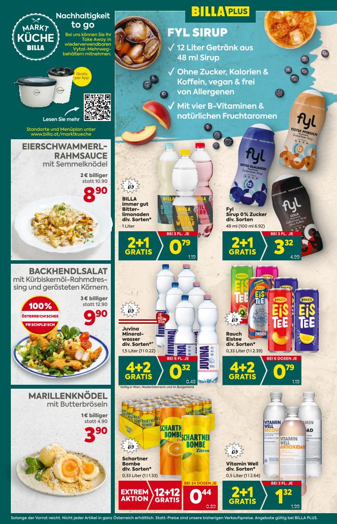 Prospekt von BILLA PLUS