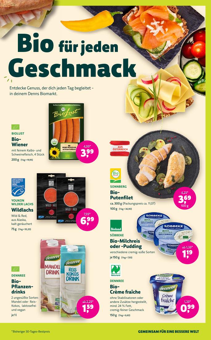 Prospekt von Denns BioMarkt