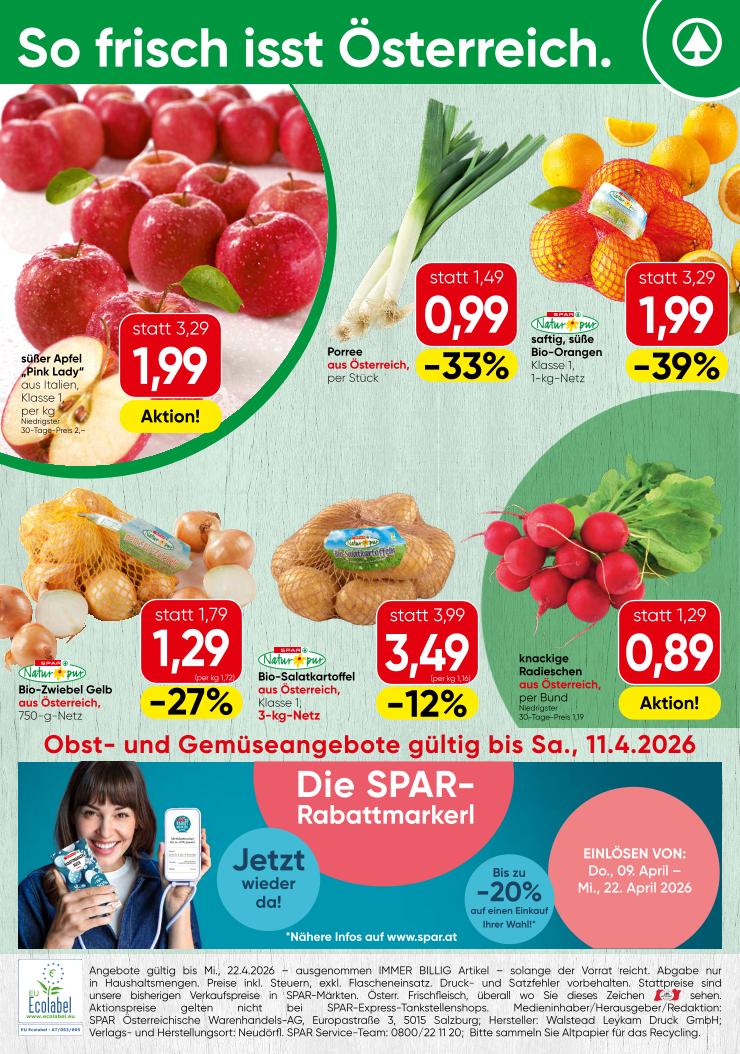 Prospekt von SPAR