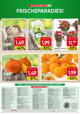 Titelbild des Prospekts von EUROSPAR W/NOE/BGLD