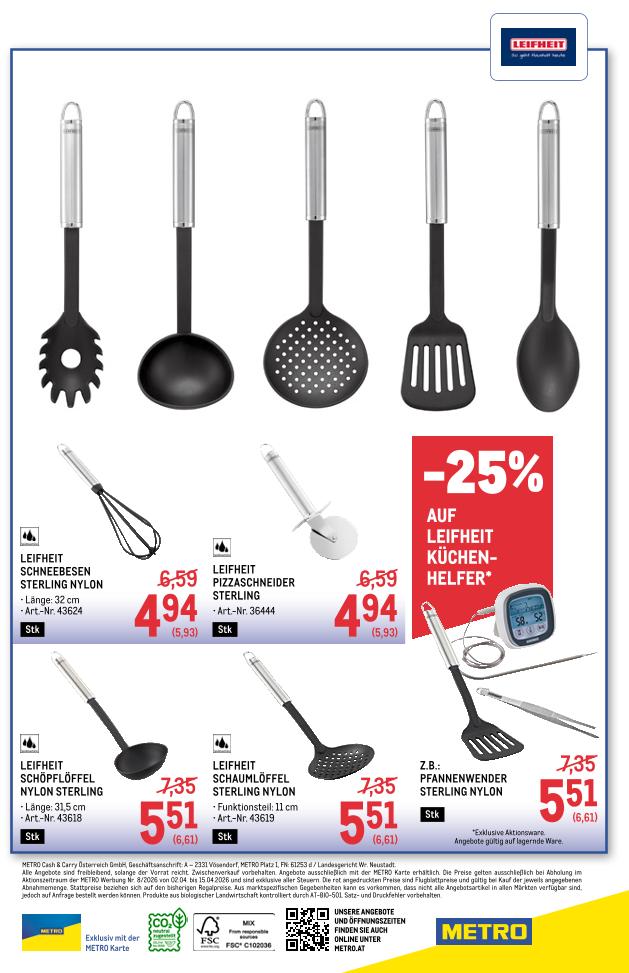 Prospekt von METRO