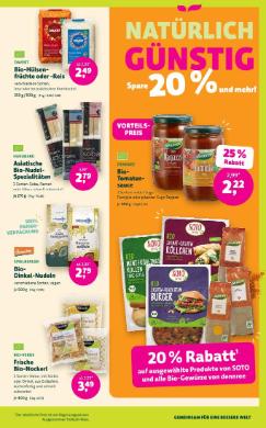 Titelbild des Prospekts von Denns BioMarkt