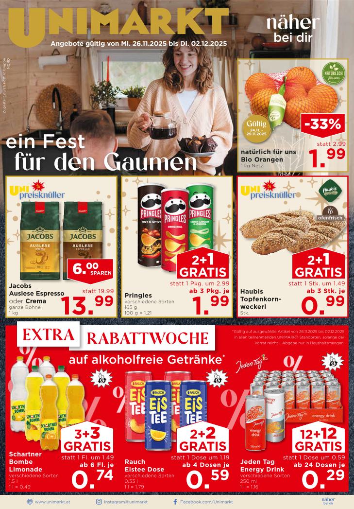 Prospekt von Unimarkt