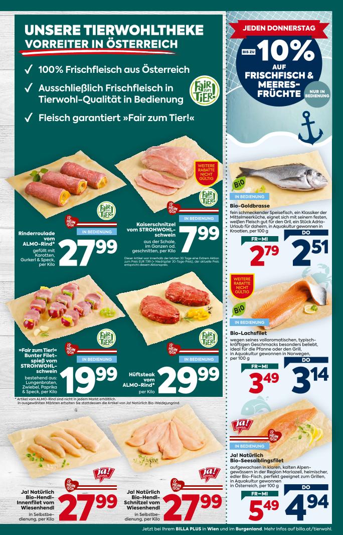 Prospekt von BILLA PLUS