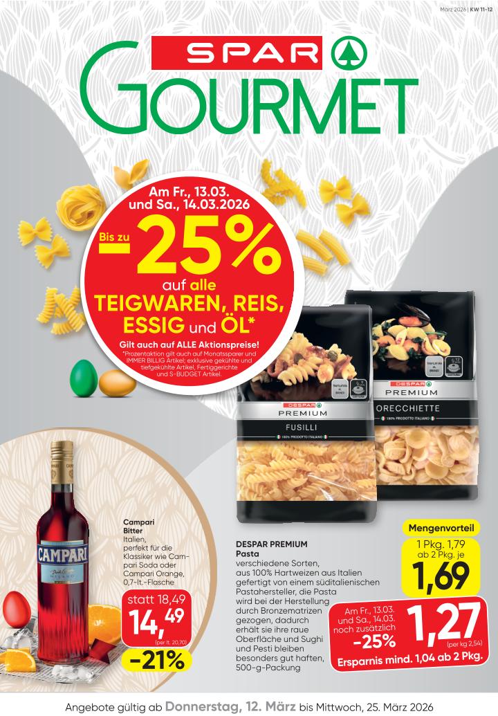 Prospekt von SPAR Gourmet