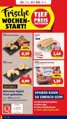 Titelbild des Prospekts von HOFER