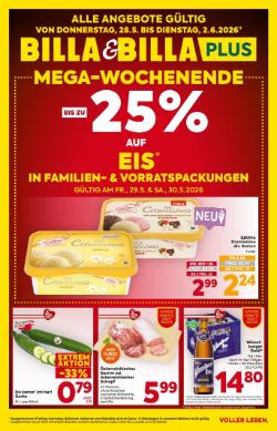 Titelbild des Prospekts von BILLA Wien