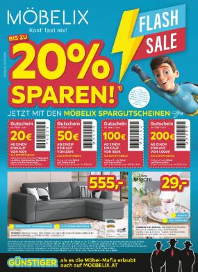 Titelbild des Prospekts von Möbelix