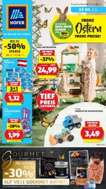 Titelbild des Prospekts von HOFER