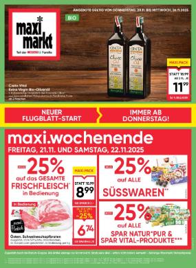 Titelbild des Prospekts von Maximarkt Linz / Haid