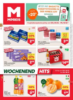 Titelbild des Prospekts von MPREIS Salzburg