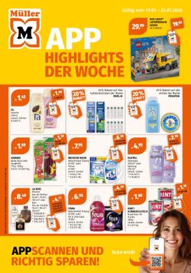 Titelbild des Prospekts von Müller Österreich