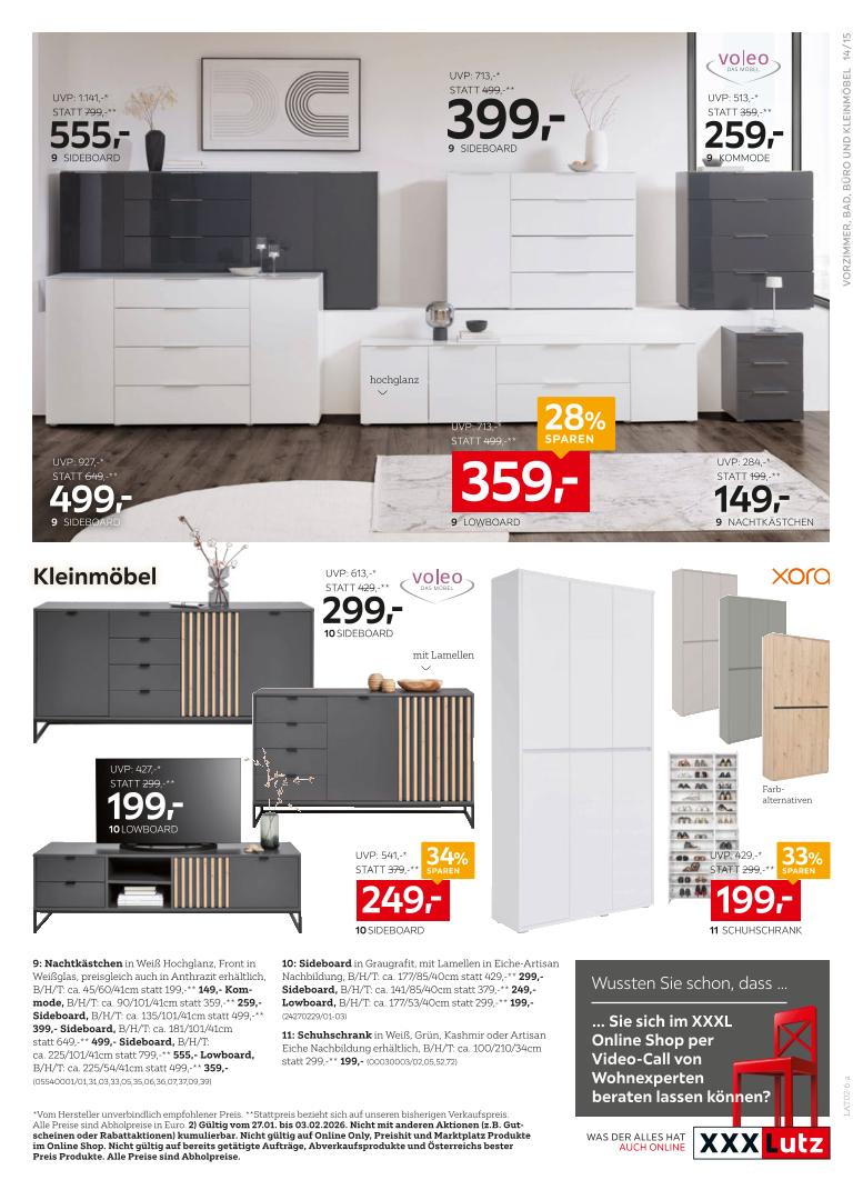 Prospekt von XXXLutz