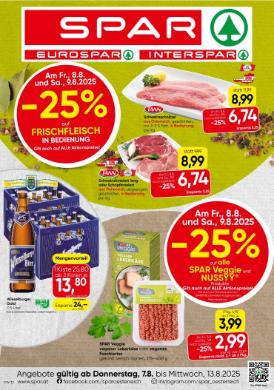 Titelbild des Prospekts von SPAR W/NÖ/BGLD
