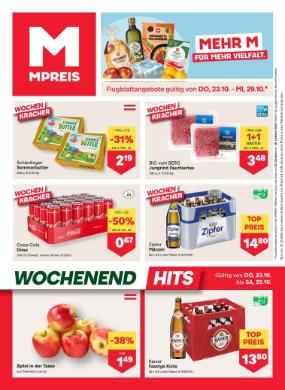 Titelbild des Prospekts von MPREIS Oberösterreich