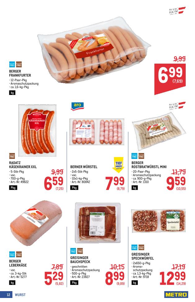 Prospekt von METRO