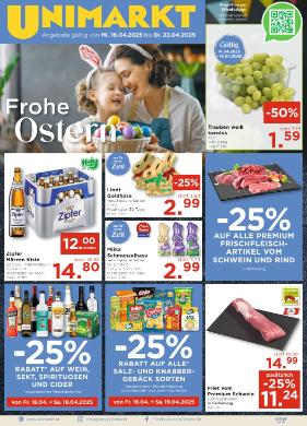 Titelbild des Prospekts von Unimarkt Nord