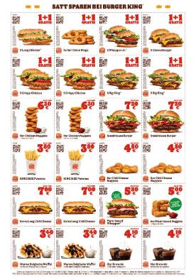 Titelbild des Prospekts von Burger King