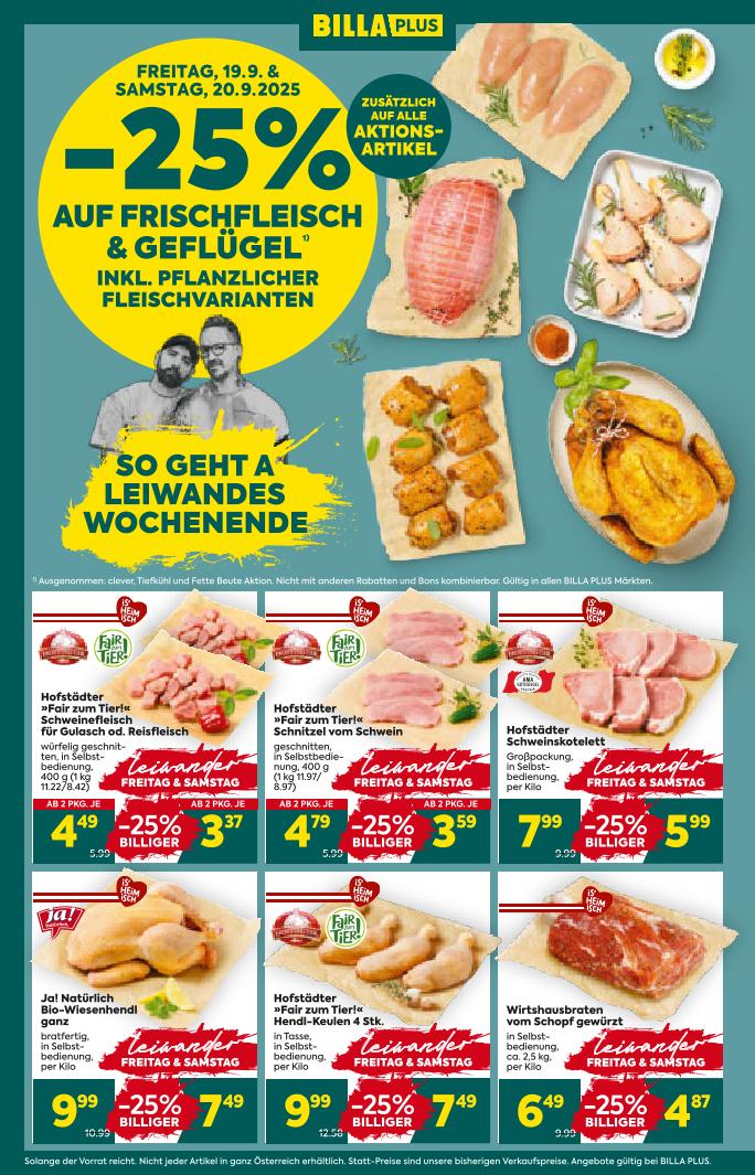 Prospekt von BILLA PLUS