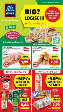 Titelbild des Prospekts von HOFER