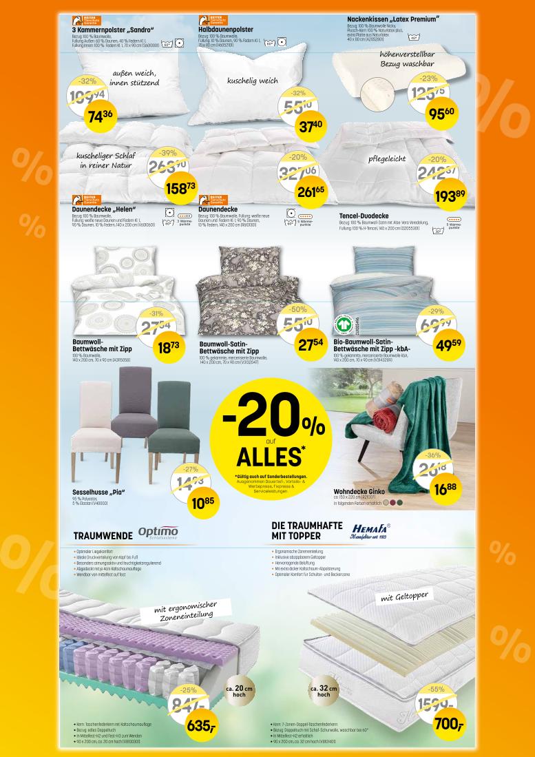 Prospekt von Betten Reiter