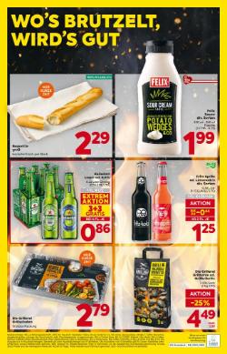 Titelbild des Prospekts von BILLA Grillbeilage