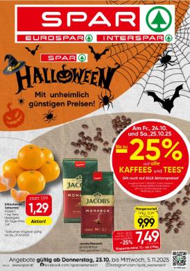 Titelbild des Prospekts von SPAR W / NOE / BGLD