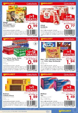 Titelbild des Prospekts von Unimarkt Nord